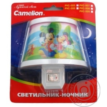 Світильник-нічник Camelion Міккі Маус Pvc-005