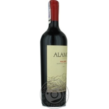 Wine malbec Alamos red dry 13.5% 2010year 750ml glass bottle Mendoza Argentina - buy, prices for MegaMarket - photo 4