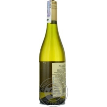 Wine chardonnay Alamos white dry 13.5% 2010year 750ml glass bottle Mendoza Argentina - buy, prices for MegaMarket - photo 5