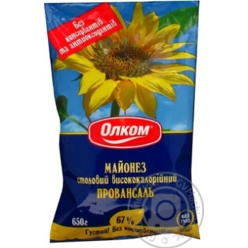 Майонез Олком Провансаль 67% 650г купить, цены на МегаМаркет - фото 2