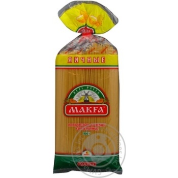 pasta vermicelli makfa 950g polyethylene packaging