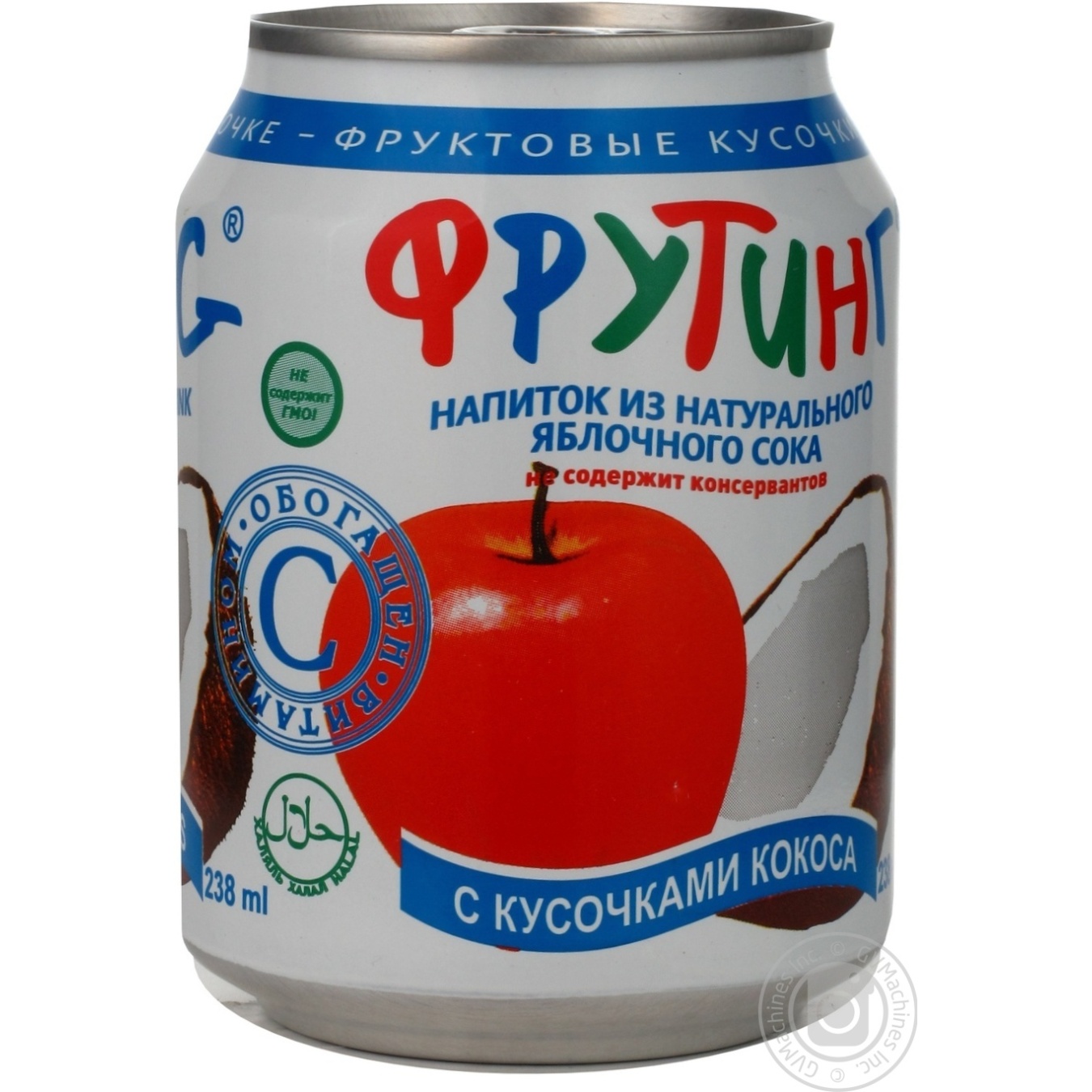 Nonalcoholic noncarbonated juicecontaining drink of apple juice