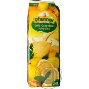 Juice Pfanner grapefruit tetra pak 2000ml Austria - buy, prices for NOVUS - photo 5