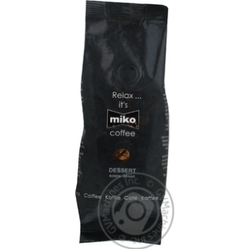 Natural roasted coffee beans Miko Dessert 250g Belgium - buy, prices for NOVUS - photo 1