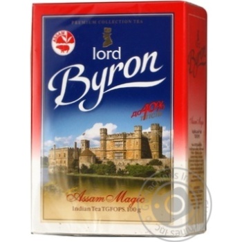 Чай черный Lord Byron листовий 100г купить, цены на МегаМаркет - фото 1