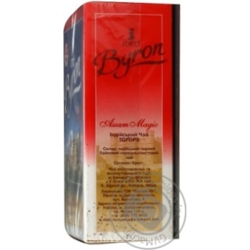 Чай чорний Lord Byron листовой 100г купити, ціни на МегаМаркет - фото 2
