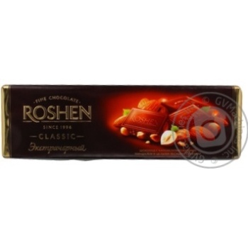 chocolate extra-dark roshen caramel 56% 200g Ukraine