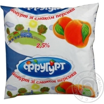 Yogurt Frugurt peach 2.5% 400g sachet Ukraine - buy, prices for - photo 10
