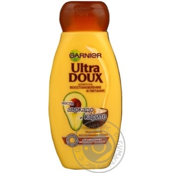 Shampoo Ultra doux shea butter for the hair restoration 200ml - buy, prices for NOVUS - photo 1