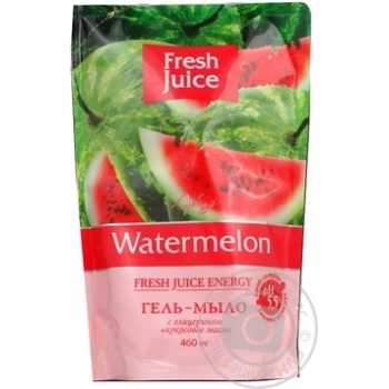 Мыло жидкое Fresh juice арбуз дой-пак 460мл купить, цены на МегаМаркет - фото 5