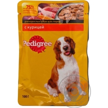 Dog food Pedigree chicken in sauce for adult dogs 100g - buy, prices for - photo 9