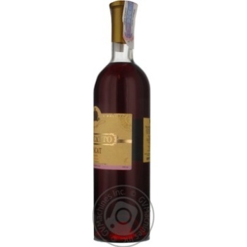 Wine muscat red semisweet 10.5% 750ml glass bottle Moldova - buy, prices for MegaMarket - photo 2