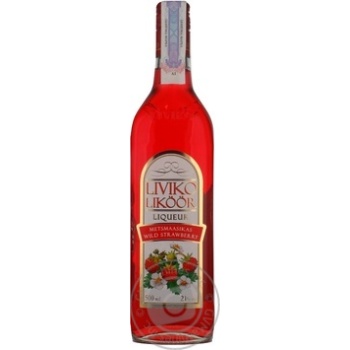 Liquor Liviko with strawberries 21% 500ml glass bottle Estonia - buy, prices for MegaMarket - photo 4