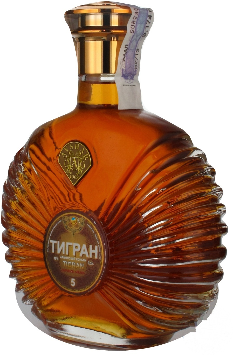 

Коньяк Тигран Армянский 5* 40% 0,5л