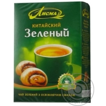 Чай зеленый Лисма Китайский листовой 80г купить, цены на МегаМаркет - фото 1