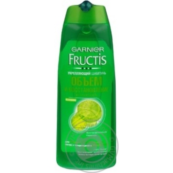 Шампунь Fructis Об'єм та відновлення 250мл Росія Шампунь Fructis Об'єм та відновлення 250мл Росія - купити, ціни на - фото 14