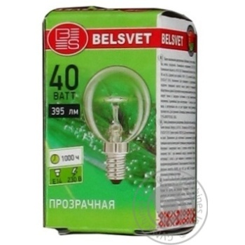 Bulb Belsvet e14 40w Belarus - buy, prices for NOVUS - photo 4