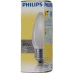 Лампа розж. Philips свічка мат. 40 Вт Е27