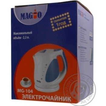 Електрочайник Magio МG-104 2,3л 2000Вт диск. - купити, ціни на NOVUS - фото 3