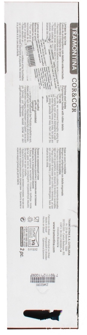 

Нож Tramontina Cor&Cor для томатов 127мм 2шт