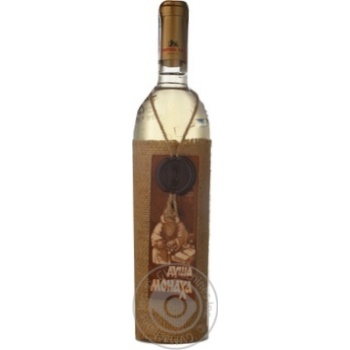 Wine sauvignon Dusha monakha white 12% 700ml glass bottle Moldova - buy, prices for NOVUS - photo 1