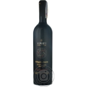 Wine Agmarti Kindzmarauli red semisweet 12% 750ml glass bottle Georgia - buy, prices for MegaMarket - photo 1