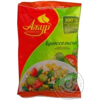 Суміш Ажур овочева Брюсельська заморожена 400г Україна - купити, ціни на МегаМаркет - фото 4
