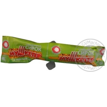 Cottage cheese Mushketer in wafer crumbs in chocolate glaze 20% 70g - buy, prices for MegaMarket - photo 1
