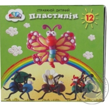 Plasticine Gamma 12colors 180g - buy, prices for MegaMarket - photo 3
