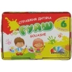 Фарби гуаш Гама 6 кол. арт.321034 х24