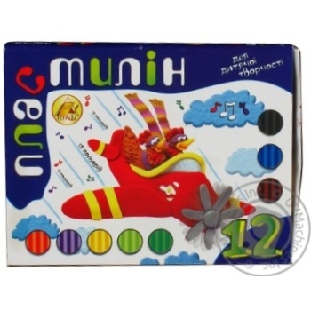 Plasticine Tetrada 12colors 300g cardboard box - buy, prices for MegaMarket - photo 2