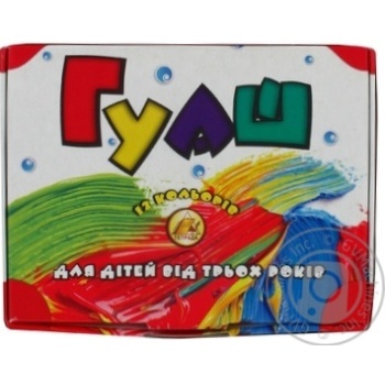 Gouache Tetrada 12colors 10ml - buy, prices for MegaMarket - photo 1
