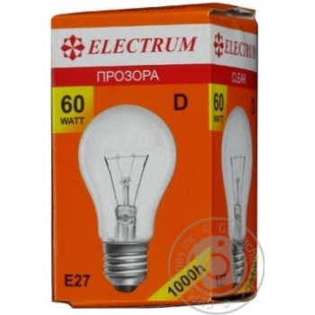 Лампа Electrum D55 60W Е27 A-ID-0870 - купити, ціни на NOVUS - фото 1