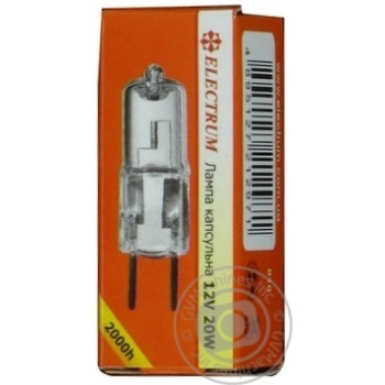 Bulb Electrum g4 20w 12v - buy, prices for MegaMarket - photo 1