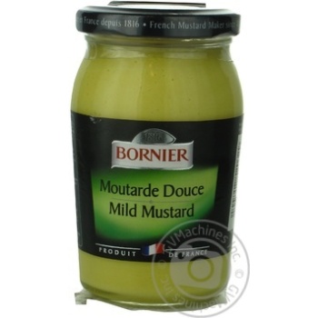 mustard mustard bornier delicate 210g glass jar France