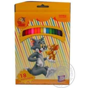 Cool For School Tom and Jerry Colored Pencils 18pcs - buy, prices for NOVUS - photo 4