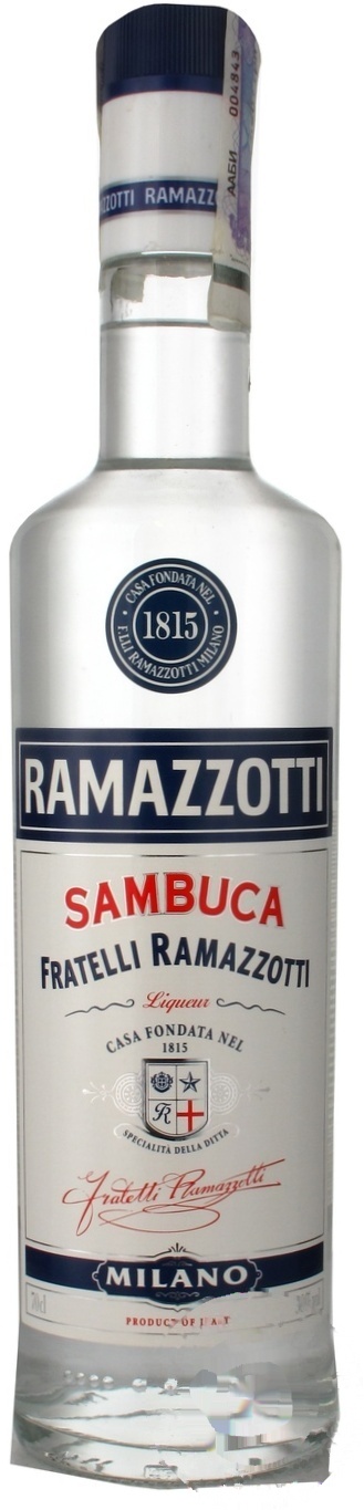 

Ликер Ramazzotti Sambuca анисовый 38% 0,7л