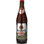 Пиво Paulaner світле нефільтроване пастеризоване безалкогольне скляна пляшка 0.5%об. 500мл Німеччина