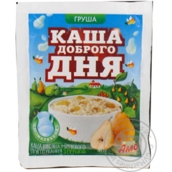 Oatmeal porridge Amo Good Day Porridge with pear quick-cooking 40g Ukraine - buy, prices for NOVUS - photo 3