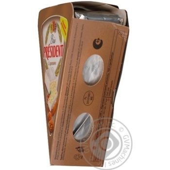 Soft cheese President with nuts 60% 125g - buy, prices for MegaMarket - photo 3