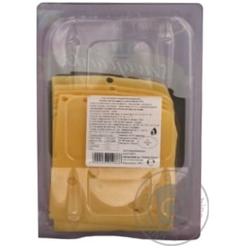 Hard cheese Magnat Swiss sliced 45% 150g Poland - buy, prices for - photo 2