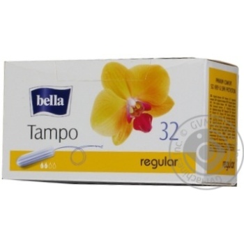 Тампони гігієнічні без аплікатора Tampo Bella Premium Comfort regular 32шт