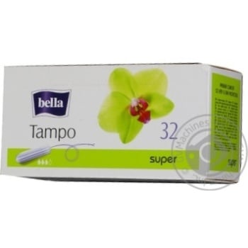 Тампони гігієнічні без аплікатора Tampo Bella Premium Comfort super 32шт