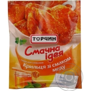 Seasoning Torchyn honey for wings 30g Ukraine - buy, prices for NOVUS - photo 1