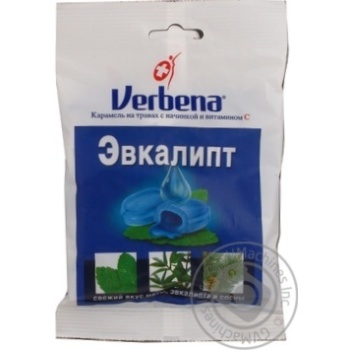 Леденцы Verbena Эвкалипт 60г купить, цены на МегаМаркет - фото 2