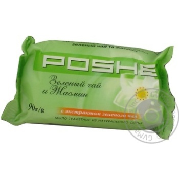 Poshe Soap Green Tea and Jasmine 90g