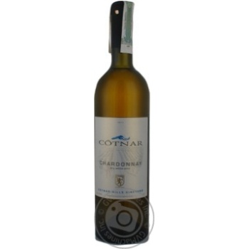 Cotnar Chardonny Dry White Wine - buy, prices for MegaMarket - photo 1