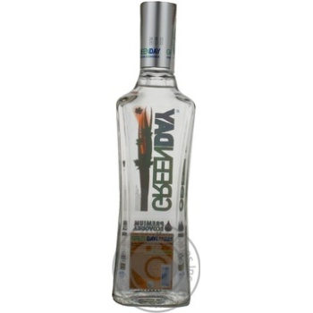 Vodka Green day 40% 500ml glass bottle Ukraine - buy, prices for MegaMarket - photo 3