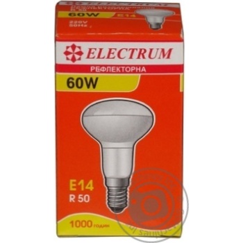 Bulb Electrum e14 60w - buy, prices for MegaMarket - photo 1