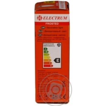 Лампочка ELECTRUM св мат. Е27 60W х10 купить, цены на МегаМаркет - фото 1